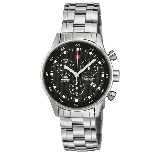 Swiss Military SM34005.01 Ladies-Chronograph 36mm 5 ATM