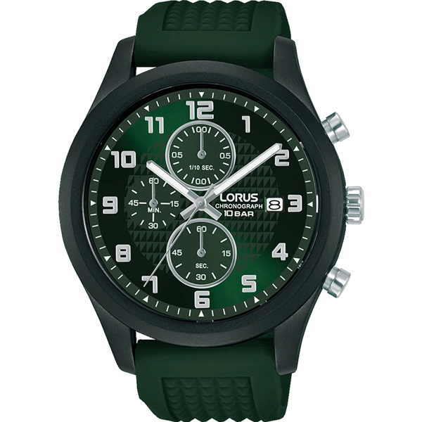 Lorus RM387GX9 chrono men`s 44mm 10ATM