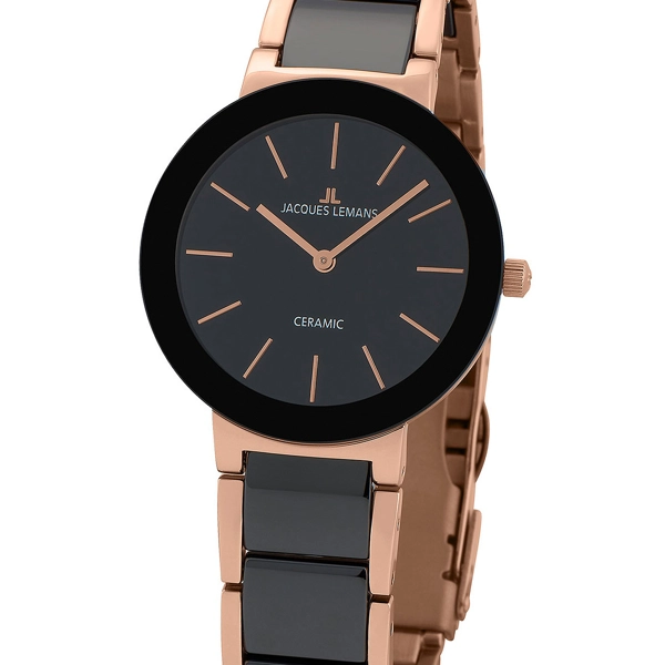 Jacques Lemans 42-7C ceramic ladies 34mm 10ATM