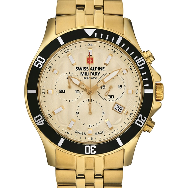 Swiss Alpine Military 7022.9111 chronograph 42mm 10ATM