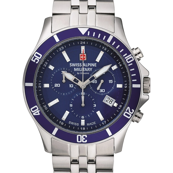 Swiss Alpine Military 7022.9135 chronograph 42mm 10ATM