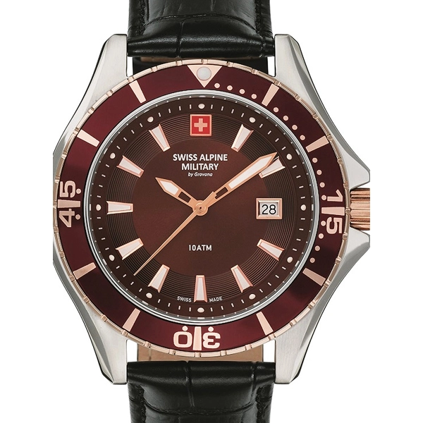 Swiss Alpine Military 7040.1556 men`s watch 44mm 10ATM