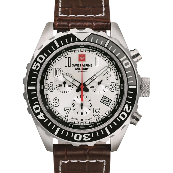 Swiss Alpine Military 7076.9532 chronograph 44mm 10ATM