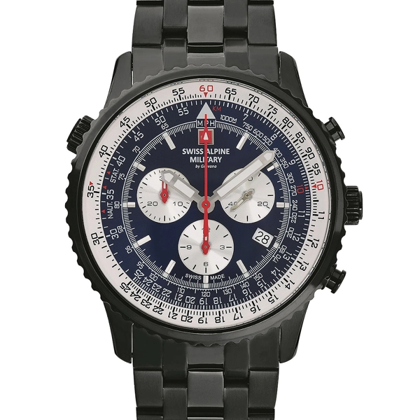 Swiss Alpine Military 7078.9175 chrono men`s 45mm 10ATM