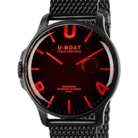 U-Boat 8466/A/MT Darkmoon Red 44mm 5ATM
