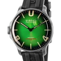 U-Boat 8702/B Darkmoon Green SS Soleil 44mm 5ATM