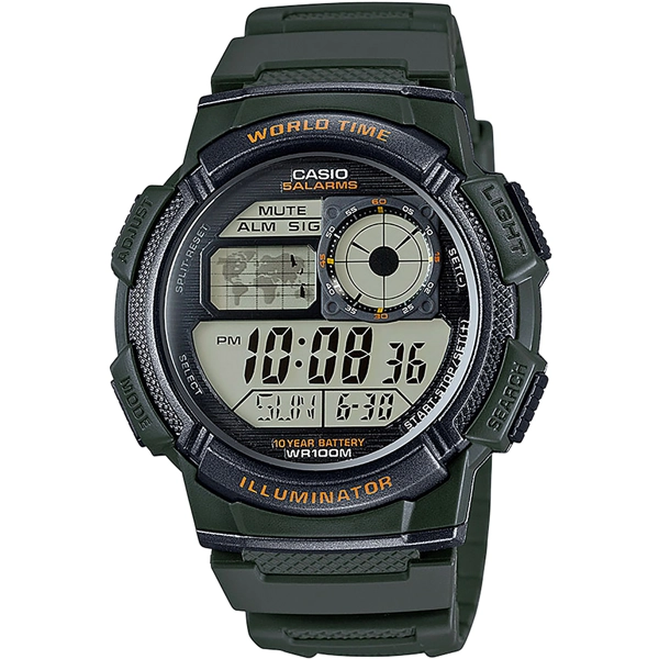 Casio AE-1000W-3AVEF Collection men`s 44mm 10ATM