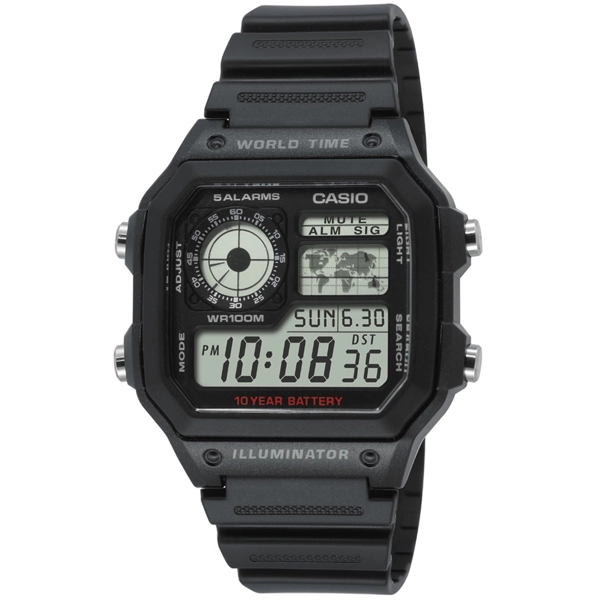 CASIO AE-1200WH-1AVEF Collection 10 ATM 42mm