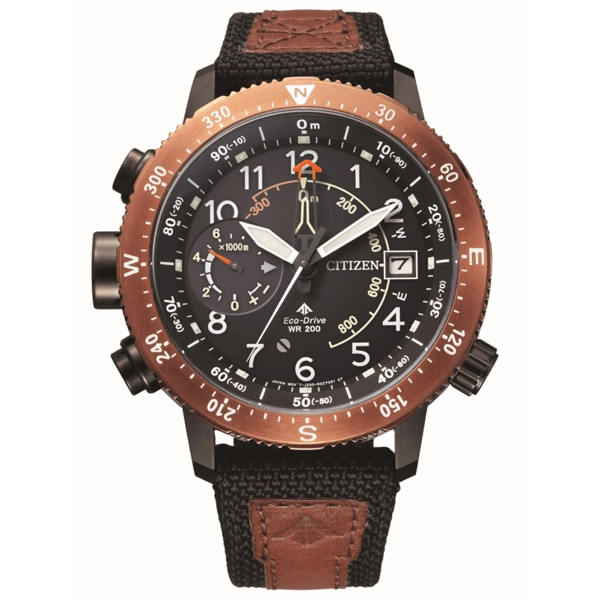 Citizen BN4049-11E Eco Drive Altichron Mens 46mm 20ATM