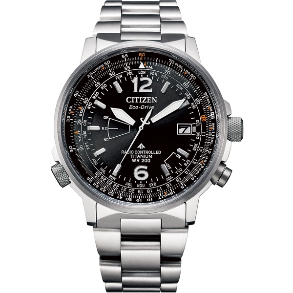 Citizen CB0230-81E Eco-Drive radio controlled titanium 44mm 20ATM
