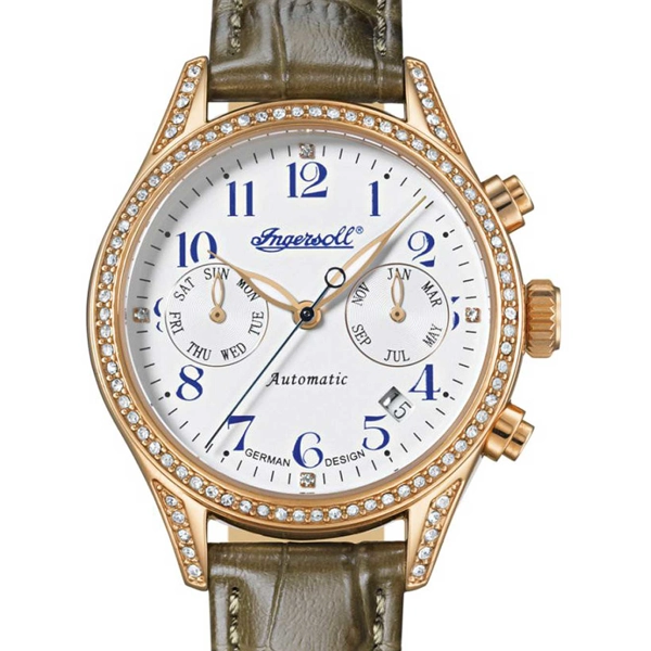 Ingersoll IN7401RWH Seminole Ladies Automatic 36mm 5 ATM