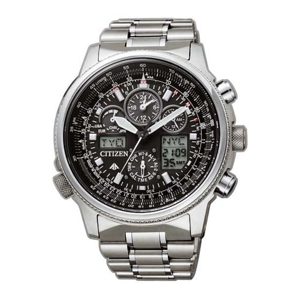 Citizen JY8020-52E Eco-Drive Promaster Sky Skyhawk Radio Controlled Watch Titanium 45mm 20 ATM