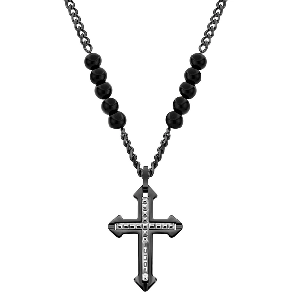 Police PJ26568PSU.03 necklace Cuillin cross 70cm adjustable