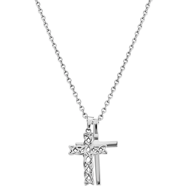 Police PJ26571PSS.01 necklace Struve cross 70cm adjustable