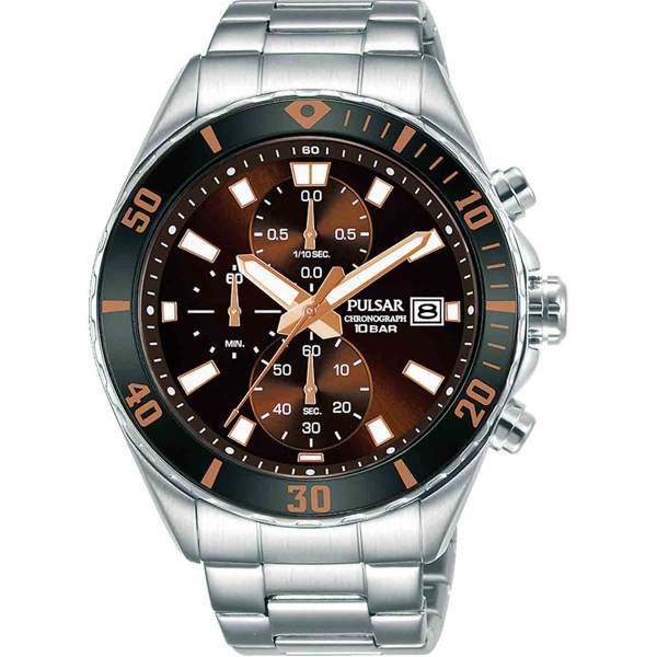 Pulsar PM3195X1 chronograph 45mm 10ATM