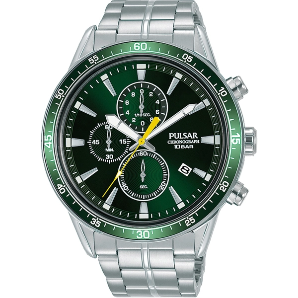 Pulsar PM3207X1 chrono men`s 45mm 10ATM