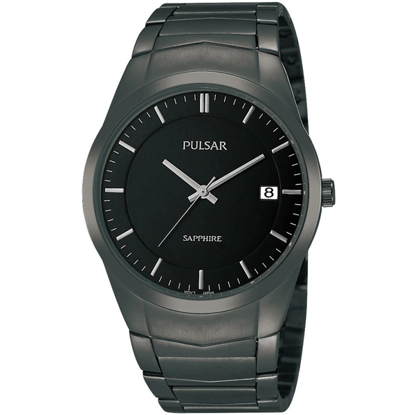 Pulsar PS9141X1 Men's Watch Black with Sapphire Glass