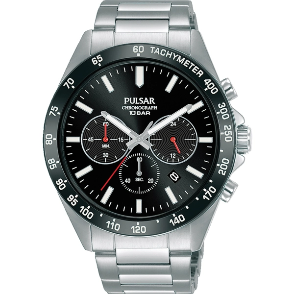 Pulsar PT3A77X1 chrono men`s 43mm 10ATM