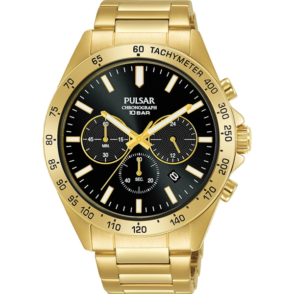 Pulsar PT3A78X1 chrono men`s 43mm 10ATM