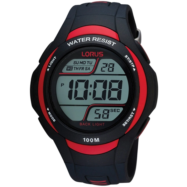 Lorus R2307EX9 Men's Digital-Watch 10 ATM 46 mm