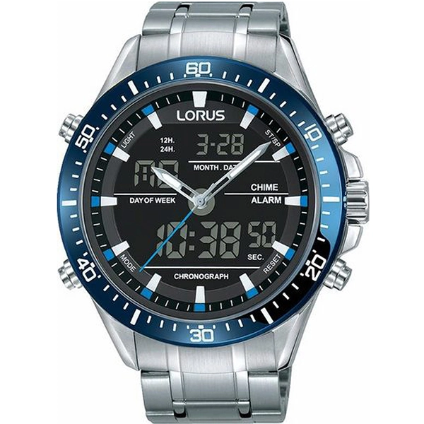Lorus RW633AX5 Digital chronograph 46mm 10ATM
