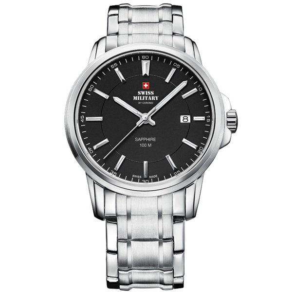 Swiss Military SM34039.01 Men's Sapphire 40mm 10 ATM