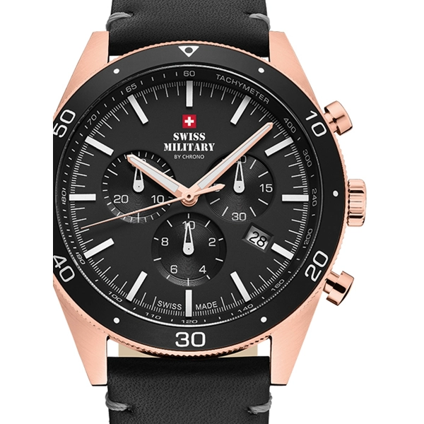 Swiss Military SM34079.07 Chronograph 43mm 10ATM