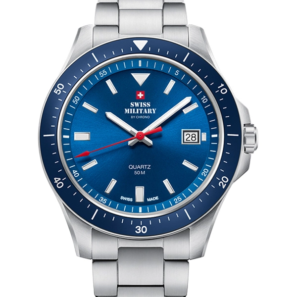 Swiss Military SM34082.02 men`s quartz 42 mm 5ATM