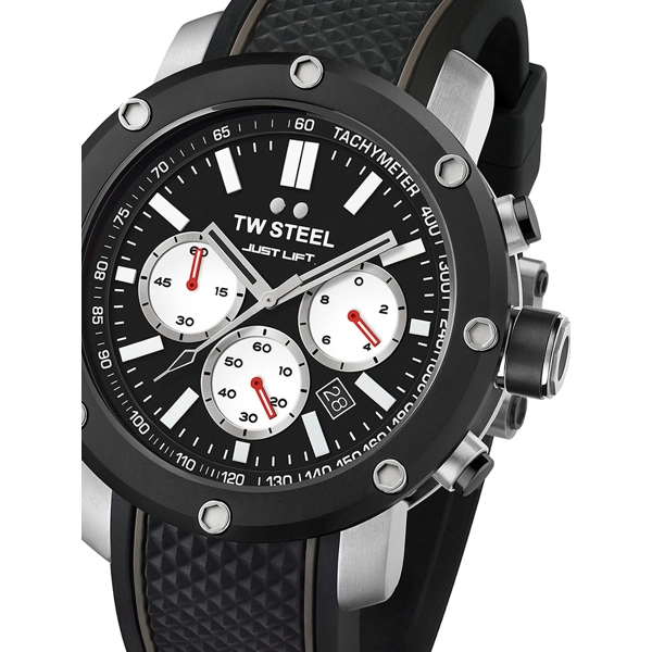 TW-Steel TS11 Grandeur Tech Simeon Panda Ltd Ed chrono 48mm 10ATM