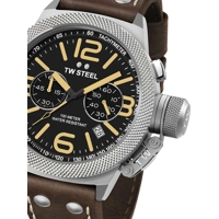 TW Steel CS33 Canteen Leather Chronograph 45mm..