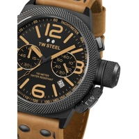 TW Steel CS43 Canteen Leather Chronograph 45mm..