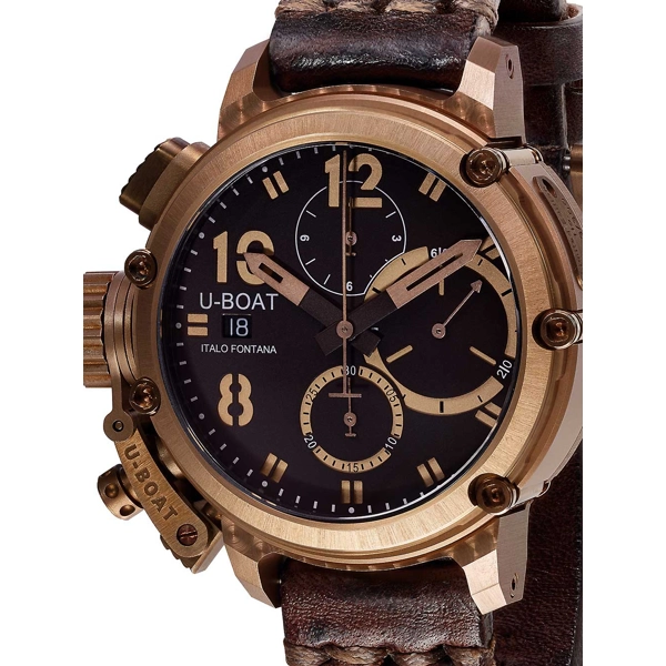 U-Boat 8014 Chimera Bronze Chronograph 43mm 10 ATM