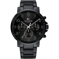 Tommy Hilfiger 1710383 Black Stainless Steel W..