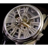 additional image for Emporio Armani AR4629 - Mens MECCANICO Automatic Black Strap Watch