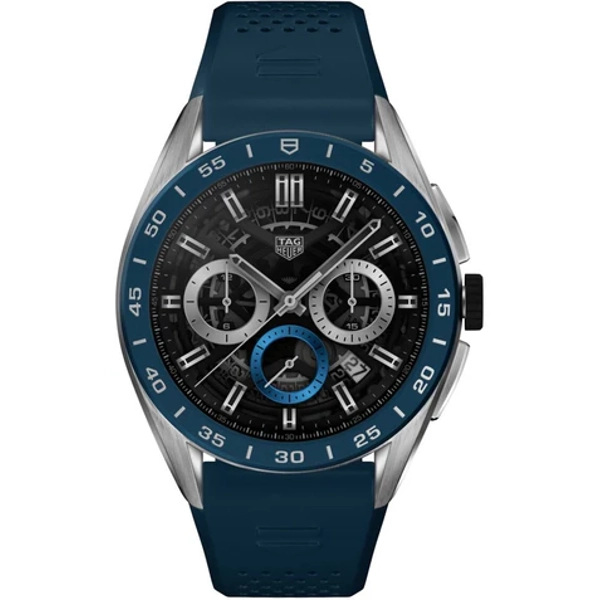 TAG Heuer Connected Calibre SBR8A11.BT6260 Blue Rubber Watches For Men
