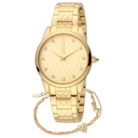 Just Cavalli JC1L010M0565 Golden Dial Stainles..