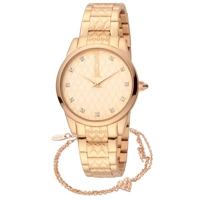 Just Cavalli JC1L010M0575 Rose Gold Dial Stain..