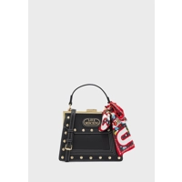 Love Moschino Round Handle Embellished Satchel