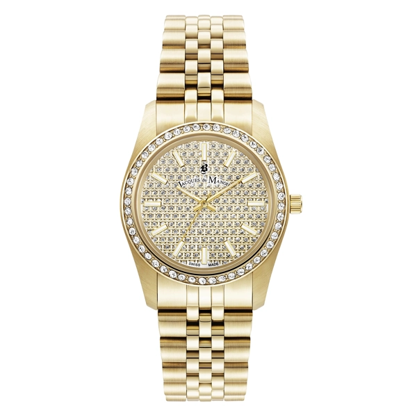 Jacques Du Manoir Ladies Inspiration Glamour Gold Watch JWL01102
