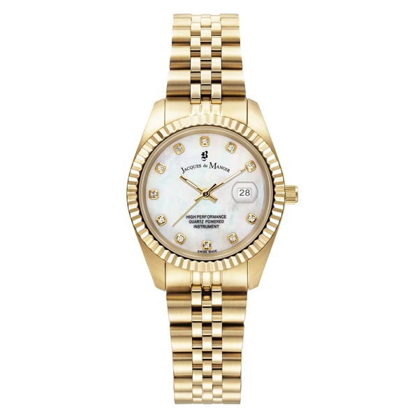 Jacque Du Manoir JWL01203 Women's Gold Stainless Steel Watches