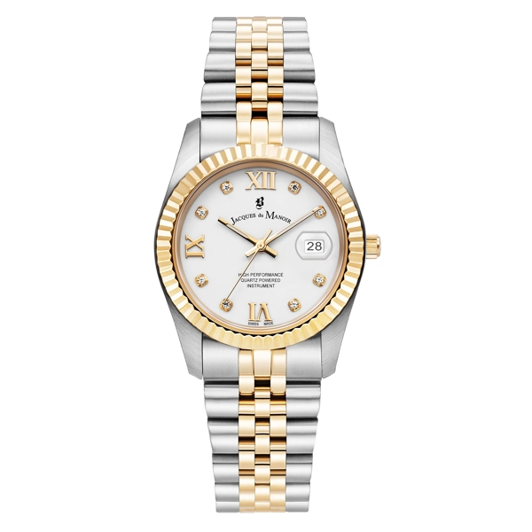 Jacque Du Manoir JWL01305 Women's Two-Tone Stainless Steel Watches