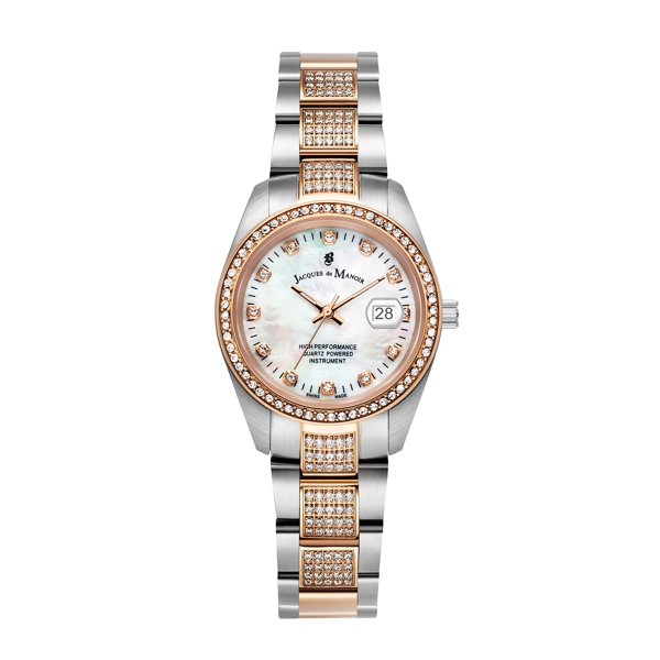 Jacque Du Manoir JWL01504 Women's Two Tone Stainless Steel Watches