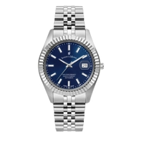 Jacque Du Manoir JWN01701 Men's Silver Stainle..