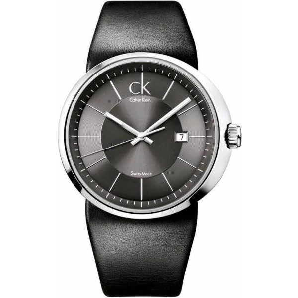 Calvin Klein K0H21107 Gents Swiss Quartz Black Dial Watch