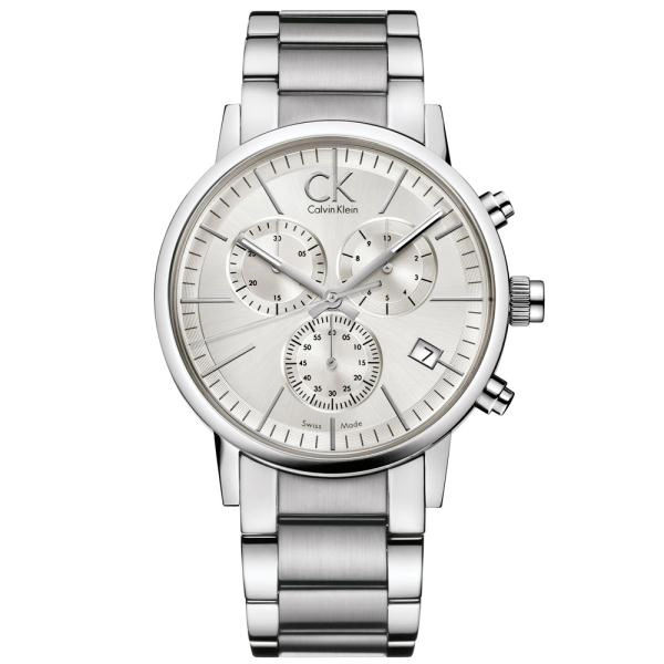 Calvin Klein K7627126 CK Mens Silver Post Minimal Watch