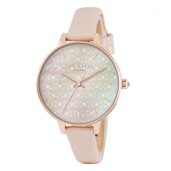 Ted Baker TE50013001 Multicolour Dial Calfskin Strap Ladies Watch