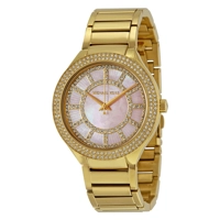 Michael Kors MK3396 Kerry Pink Dial Gold Tone ..