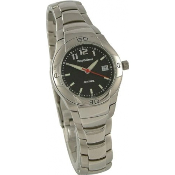 Krug Baumen 040436KL Ladies Sentinal Black Steel Watch