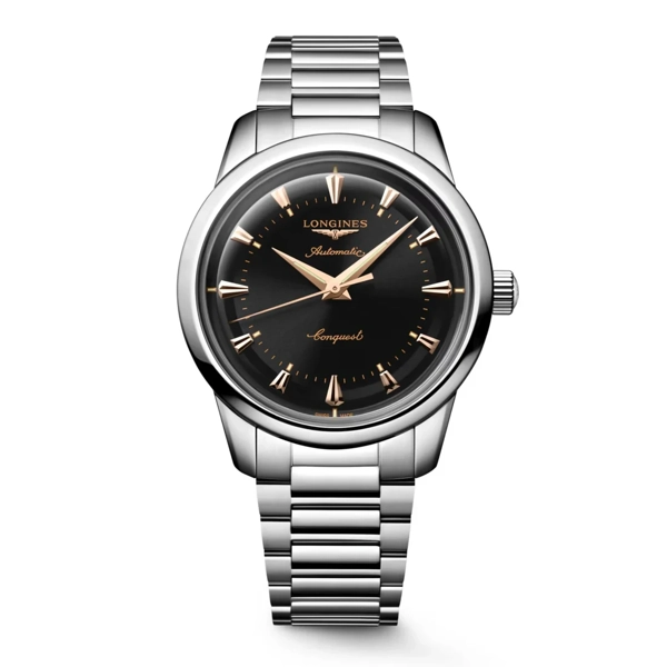 Longines Conquest Heritage L1.650.4.52.6 Silver Stainless Steel Watches For Men