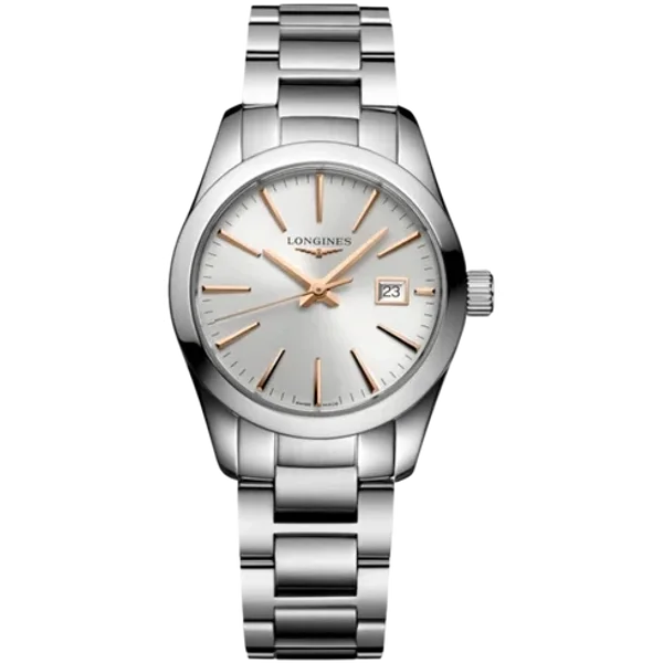 Longines Conquest Classic L2.286.4.72.6 Silver Stainless Steel For Women